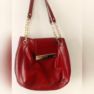 Anne Klein leather shoulder bag